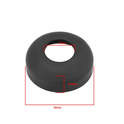 Two Pack Three Eighths Inch Steel Rear Hub Cups For Mountain Bike Axle Front And Rear Wheel Bearings Durable Black