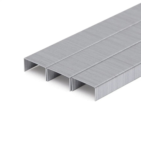 Top Shelf Standard Office Staples 1/4 Inch Length 50000 Count 10 Pack Bulk Paper Fasteners, sturdy silver metal clips.