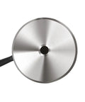 Top view of Compact Dc Holding Electromagnet With 24 Volts And M3 Female Thread with smooth metallic finish and cable.