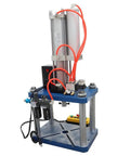 Tough As Nails Pneumatic Punch Press Machine with digital display controller and adjustable stroke for metal hole punching.