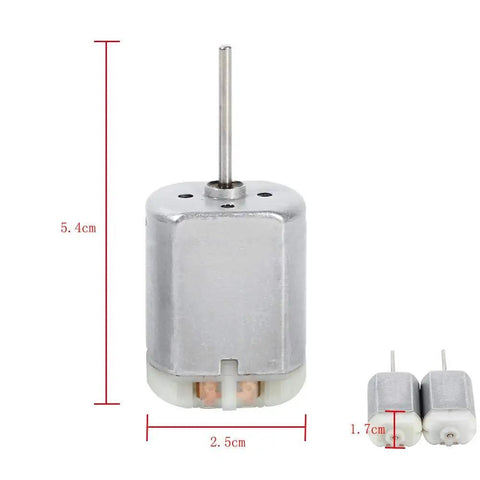 22mm D-Shaft Door Lock Actuator Motor, 12V DC, 5.4cm height, 2.5cm width, high RPM 11800, plug and play power locking repair.
