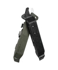 Five In One Bike Tool With Chain Tool And Master Link Pliers, Dual Tire Levers, Green and Black Compact Cycling Repair Kit