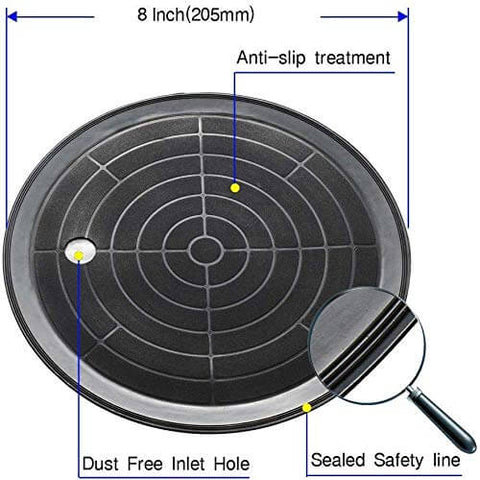 8 Inch Vacuum Suction Cup For Granite And Glass Lifting, showing anti-slip treatment and sealed safety line