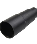 Side view of black PVC vacuum hose reducer sleeve adapter for 21–35 mm hoses