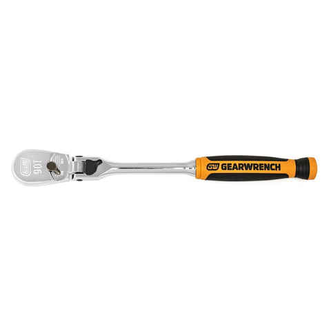 Workhorse Three Piece Inch Drive Ratchet Set With One Quarter Inch, Three Eighths Inch And One Half Inch Drives, 90 Tooth Dual Material