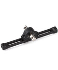 Adjustable Carrier Bearing For 70mm Width Transfer Case CNC Machined Aluminum Alloy Dual Sealed Bearings Stainless Shaft Black