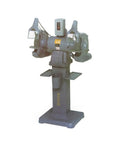 Heavy Duty 12 Inch Industrial Bench Grinder 2 Horsepower Motor 1800 RPM with steel frame for workshop tasks.