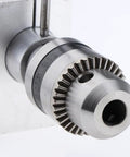 Mini Rotate Lathe Tailstock With High Precision Double Bearing Design For Woodworking And Carving Projects close-up angle