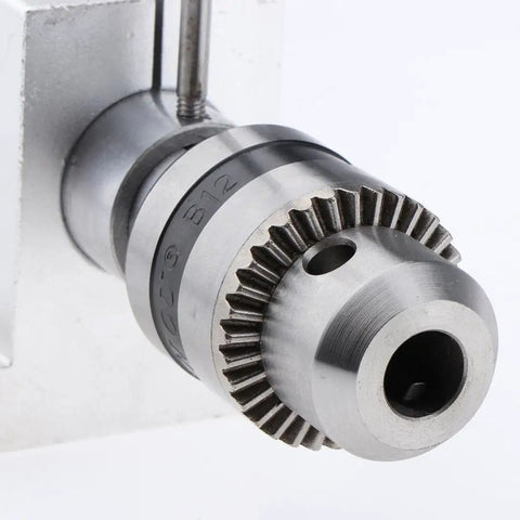 Mini Rotate Lathe Tailstock With High Precision Double Bearing Design For Woodworking And Carving Projects close-up angle