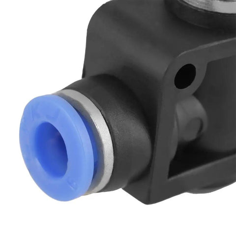 Slick Plug And Play Pneumatic Speed Control Valve With 6Mm Push In Quick Connect Fittings For Shaping Air Flow And Tuning Cylinder Timing Dead Simple Setup No Brainer Swap Solid 10 Pack