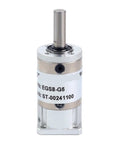 Built Tough Nema 8 Planetary Gearbox Speed Reducer With Four Millimeter Input Shaft And Twenty To One Ratio For Stepper Motors That Run Slick Every Single Time showcasing compact design and metal casing.