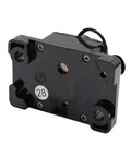 Road Ready 120 Amp Circuit Breaker With Manual Reset Switch For Cars And Boats, 48 Volt Overload Protector surface mount back view.