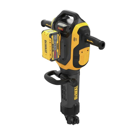 Pro 60V Brushless Breaker Hammer Kit Built As A Straight Shooter Heavy Hitter For Breaking Down Concrete And Tile With Ease, cordless design.