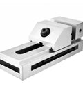 Badass Cnc Lathe Vise Featuring Replaceable Jaws And V Shape Clamping Slots, steel construction, precise grip layout.