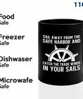 11oz Black Dope Ocean Vibe Coffee Mug For Sailors And Fishermen Funny Shipman Captain Navigator Gift For Morning Coffee On The Go Perfect For Ocean Lovers And Nautical Fans