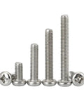 Heavy Duty Eyeglass Screw Kit With Stainless Steel Pan Head Phillips Screws 80mm Micro Thread M1 Through M2 For Specs And Watches Repair