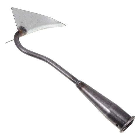 All Purpose Garden Hoe For Weeding And Planting Durable Digging And Soil Leveling Tool with steel head and ergonomic handle.