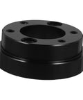 Racing Car Steering Wheel Adapter Plate Easy Install Built Tough Wheel Riser in black durable steel construction