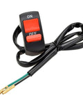 Red switch with cable from 7/8 Inch Twist Throttle Cable Handle Kit For Mini Bikes And Go Karts Fits Predator Engine Family 79cc To 212cc