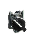 XB4BD21 2 Position Selector Switch With Metal Bezel For Industrial Machinery Stay Put 1NO Operation, 22mm Panel Mount