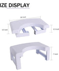 Size display of Toilet Stool For Adults And Toddlers, Foldable Footstool For Healthier Pooping, 7 inch height, ergonomic design.