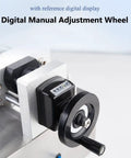Kickass Pneumatic Liquid And Paste Filling Machine Featuring Explosion Proof Horizontal Piston Mechanism For Chemicals Honey Shampoo And Peanut Butter Handling 15 To 150 Ml digital manual adjustment wheel close-up with display