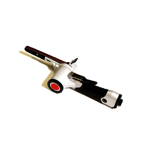 Air Mini Belt Sander Pneumatic Grinder Machine Lightweight Portable Tool For Fine Sanding Polishing And Deburring Ergonomic Design
