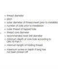 100 Piece M7x1 Wire Thread Inserts Kit For Thread Repair Self Tapping Sleeves Assortment To Reinforce Damaged Threads In Lightweight Metals Fast Install And Easy Disassembly For Longer Life Pro Grade Build, thread insert dimensions chart