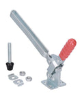 Tough As Nails Quick Release Toggle Fixture For Vertical Woodworking And Welding Projects Polished Iron Hold Down Clamp with hardware