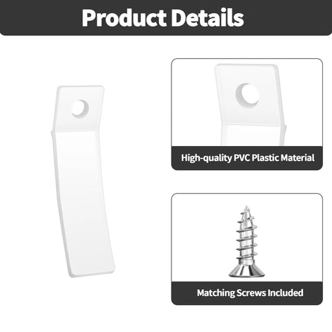 Clear PVC drawer stop with matching stainless steel screw for secure installation, part of 24 Pack Clear Non Slip Drawer Stops With Stainless Steel Screws Lock It Down Tight Stop Sliding Drawers Guarantee Peace Of Mind For Real Home Refresh Today.