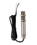 Infrared Temperature Sensor Non Contact Measurement For Industrial Use Stainless Steel Build 0-200C Range Precise Surface Temperature Probe For Hazardous Environments And Moving Machinery, stainless steel probe with cable