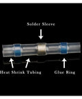 Get Your Hands On These 50 Pieces Of Solder Seal Heat Shrink Butt Terminals For Rock Solid Electrical Wire Cable Connectors And Soldering Sleeves In 22 10 AWG Sizes Perfect For All Your Heavy Duty Wiring Projects Without A Hassle. Solder sleeve heat shrink butt terminal with glue ring and copper center