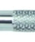 Locking 1/4 Inch Drive Extension, 6 Inch One Piece Design With Positive Socket Retention shown horizontally on white background