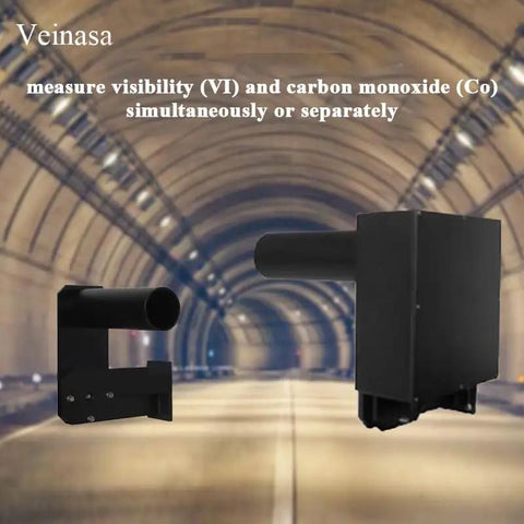 Heavy Duty Tunnel Co And Visibility Detector Beefed Up Industrial Air Quality Monitor With Rs485 Digital Interface displayed in a tunnel.