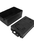 Heavy Duty Plastic Battery Storage Organizer Box With Secure Latching Lid For Marine Car RV Boat Truck Built Tough Protective Case.