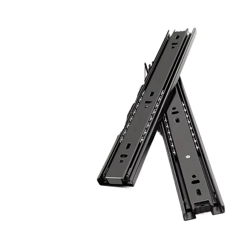 Two Pack Soft Close Drawer Slides In Cold Rolled Steel With Damping 8 Inch 20 Cm Pair For Smooth Gliding Cabinets Heavy Duty Slides