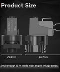 LF40 Pressure Switch For Spa And Hot Tub Pumps, Food Waste Garbage Disposals, dimensions with UL and CE certification marked