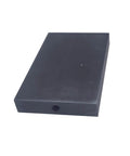 Pro Grade Graphite Casting Plate For Glassblowing EDM And Milling Surface High Purity Graphite Block 70mm By 45mm By 10mm angled view