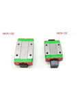 MGN12 Linear Guide Rail Slide 550mm Metal Motion Slider for Automation and DIY CNC Builds, showing MGN 12H and MGN 12C carriages.