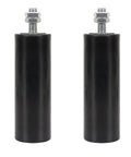 Two Pack Gate Roller Guide Kit With 6 Inch Universal Heavy Duty Sliding Gate Rollers And Nylon Wheel Hardware Set Includes 2 Sets Of Rollers And Installation Screws