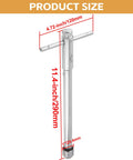 Adjustable Ratchet Tap Wrench For M5 To M12 Taps Extended T Handle with size dimensions 11.4 inches x 4.72 inches