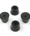 Straight Up Heavy Duty Rubber Furniture Feet Pads 100 Pack 19X15X11MM black rubber caps for protecting furniture legs.