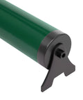 20T hydraulic ram jack cylinder with green body and gray mounting head
