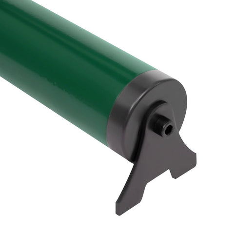 20T hydraulic ram jack cylinder with green body and gray mounting head