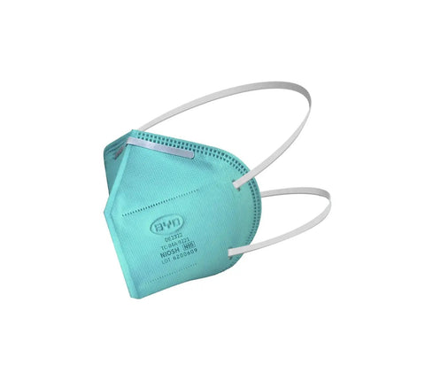 BYD N95 Respirator 20 Pack With Individual Wrap Breathable And Comfortable Foldable Safety Mask With Head Strap For Tight Fit Blue