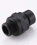 Brass Shower Head Swivel Ball Joint Connector Adapter Adjustable High Flow Shower Arm Attachment Heavy-Duty Pro Grade Brass Body Leak Free 7.8 GPM At 60 PSI Easy Install, black brass swivel adapter