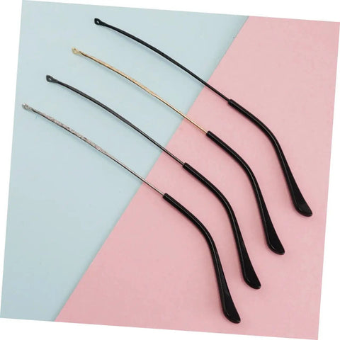 Replacement Metal Eyeglass Frame Temples and Sunglasses Arms Kit for Quick Repair and Enhanced Durability 5 Pairs displayed