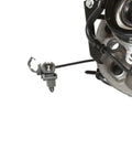 Close-up of wheel hub bearing assembly from Front CV Axle Shaft Kit With Left And Right Axles, Wheel Hub Bearing Assemblies, And ABS Replacement