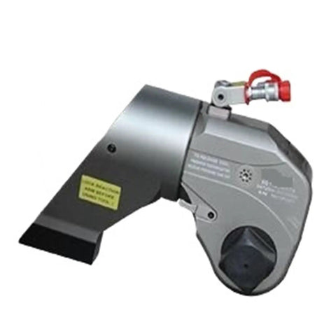 Heavy Duty Hydraulic Torque Wrench 15000Nm Square Drive angled view, lightweight aluminum alloy design for precision fastening.
