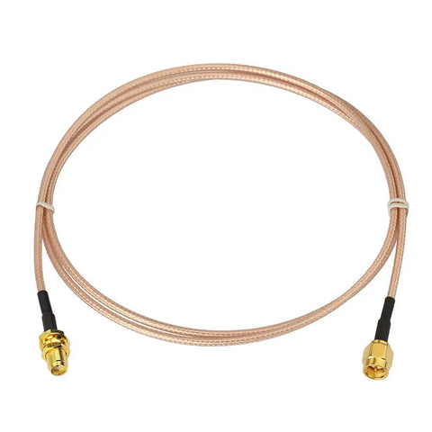 2 Pack SMA Male To SMA Female Bulkhead Antenna Extension Cable RG316 One Meter Three Point Three Feet Works With 4G LTE Routers